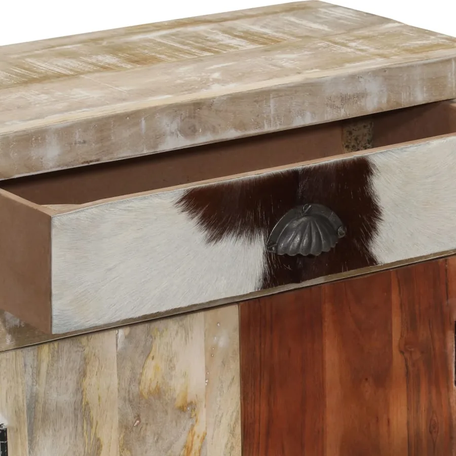 Buffet 60x30x75 cm Bois de manguier massif - 3