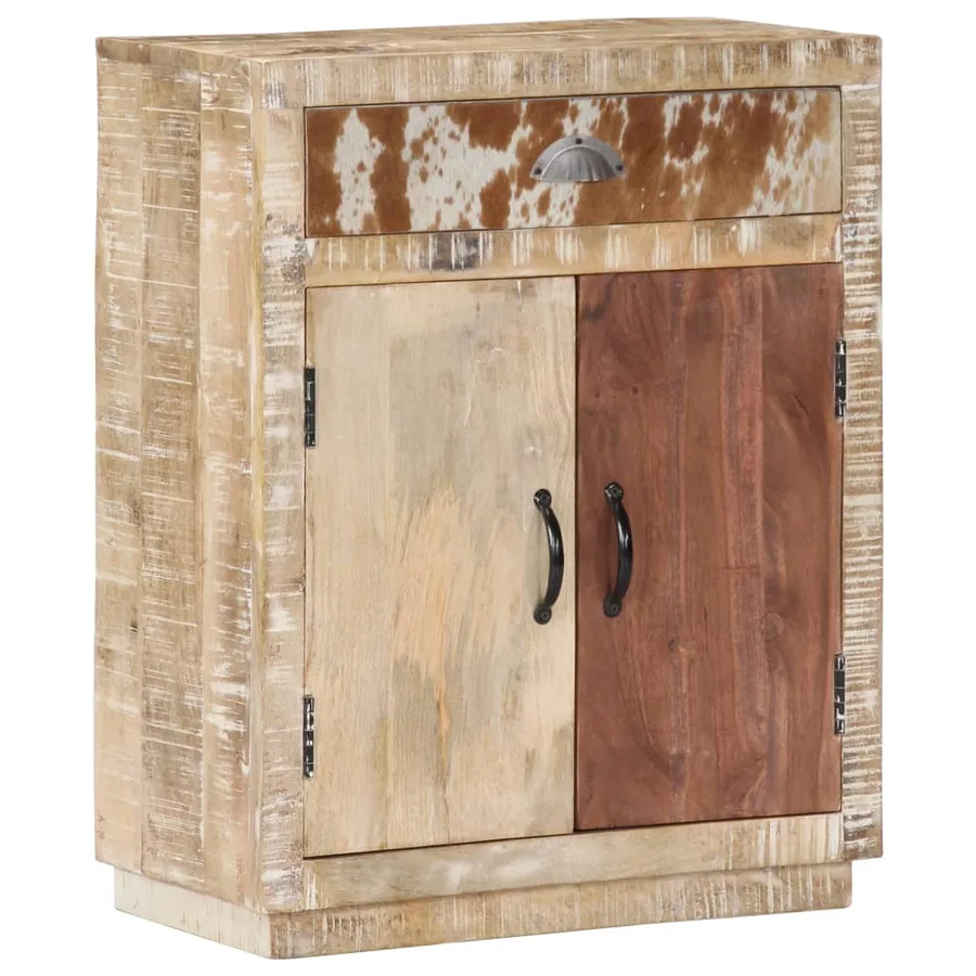 Buffet 60x30x75 cm Bois de manguier massif - 8