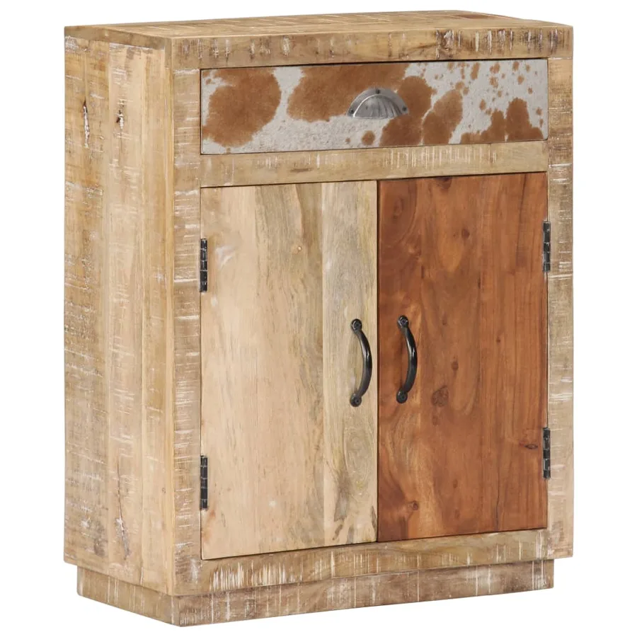 Buffet 60x30x75 cm Bois de manguier massif - 9