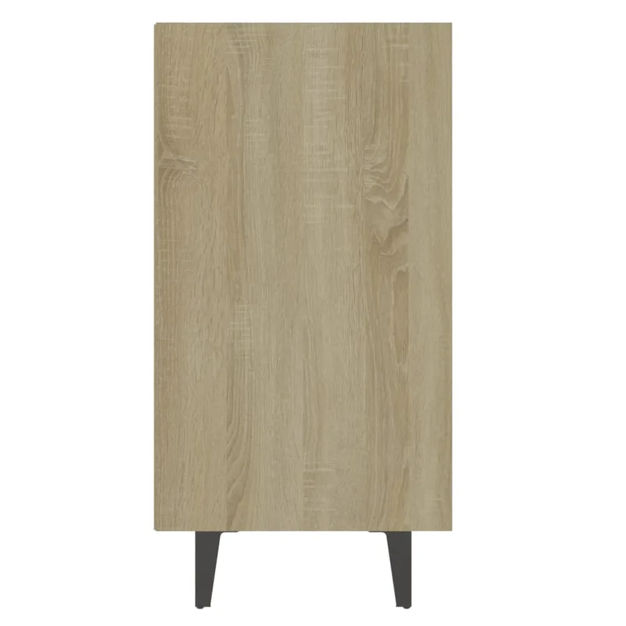 Buffet chêne sonoma 103,5x35x70 cm bois d'ingénierie - 5