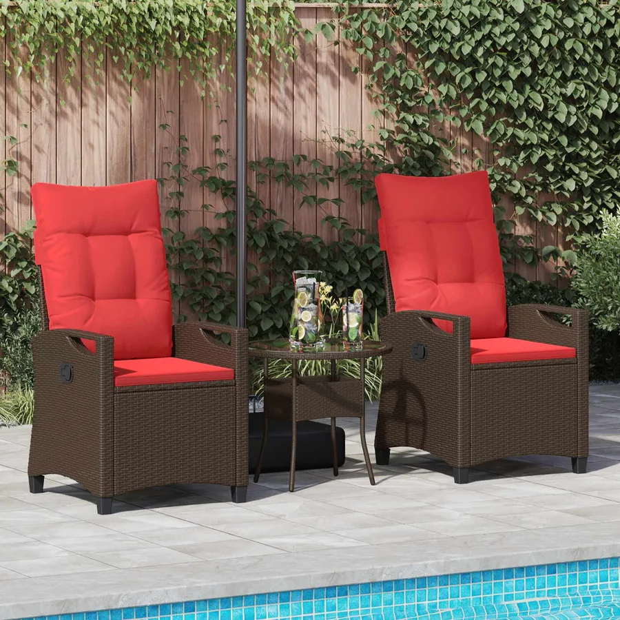 Chaise de jardin 56 x 64 x 94 cm acier - 3