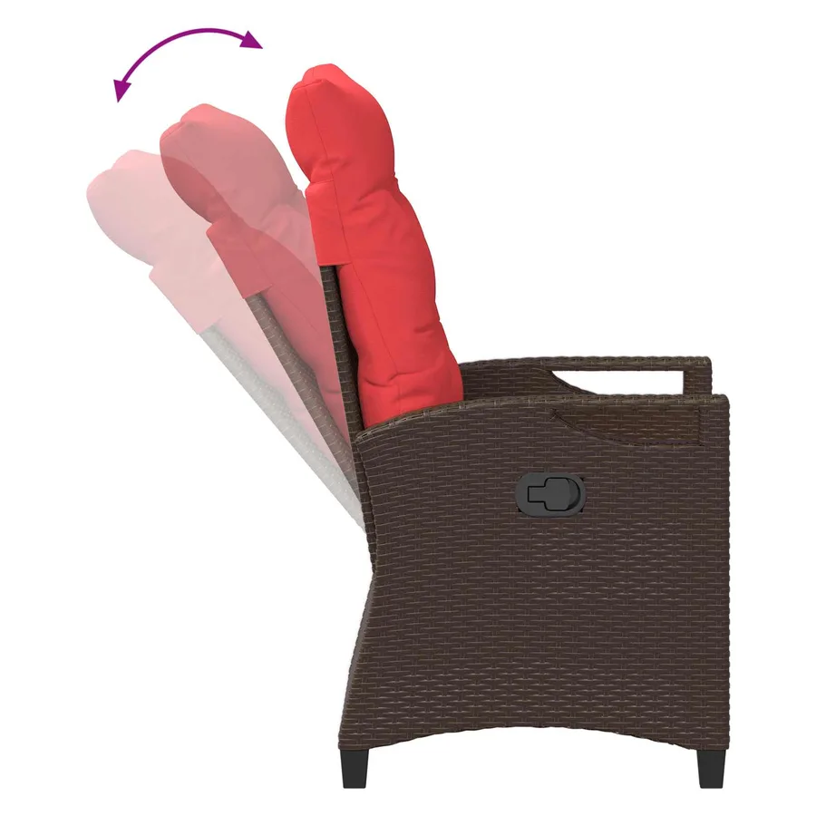 Chaise de jardin 56 x 64 x 94 cm acier - 9