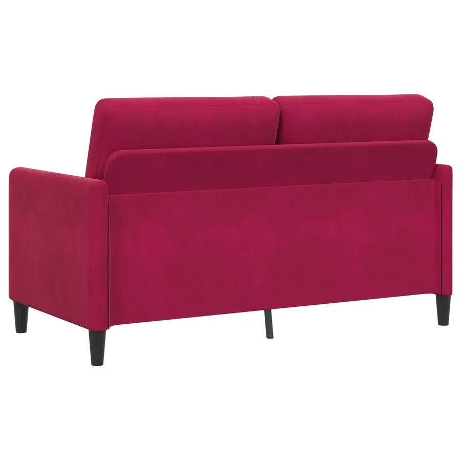 Sofa avec rangement Bordeaux 152 x 78 x 87 cm Polyester - 5