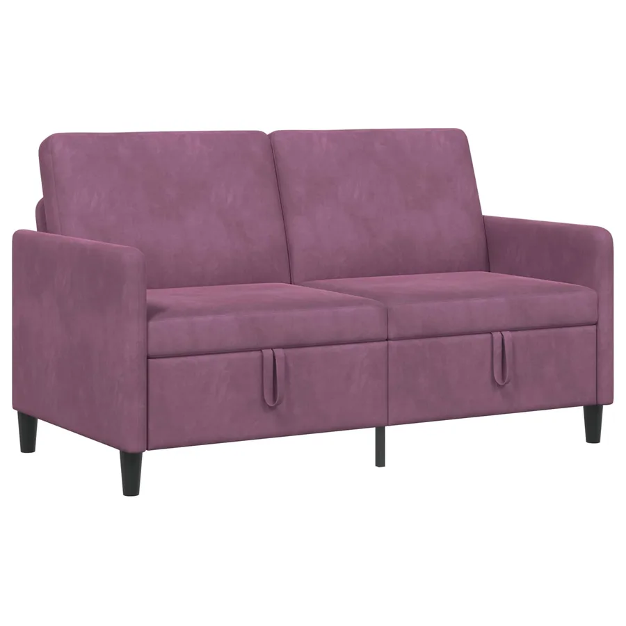 Sofa avec rangement Pourpre 152 x 78 x 87 cm Polyester - 2