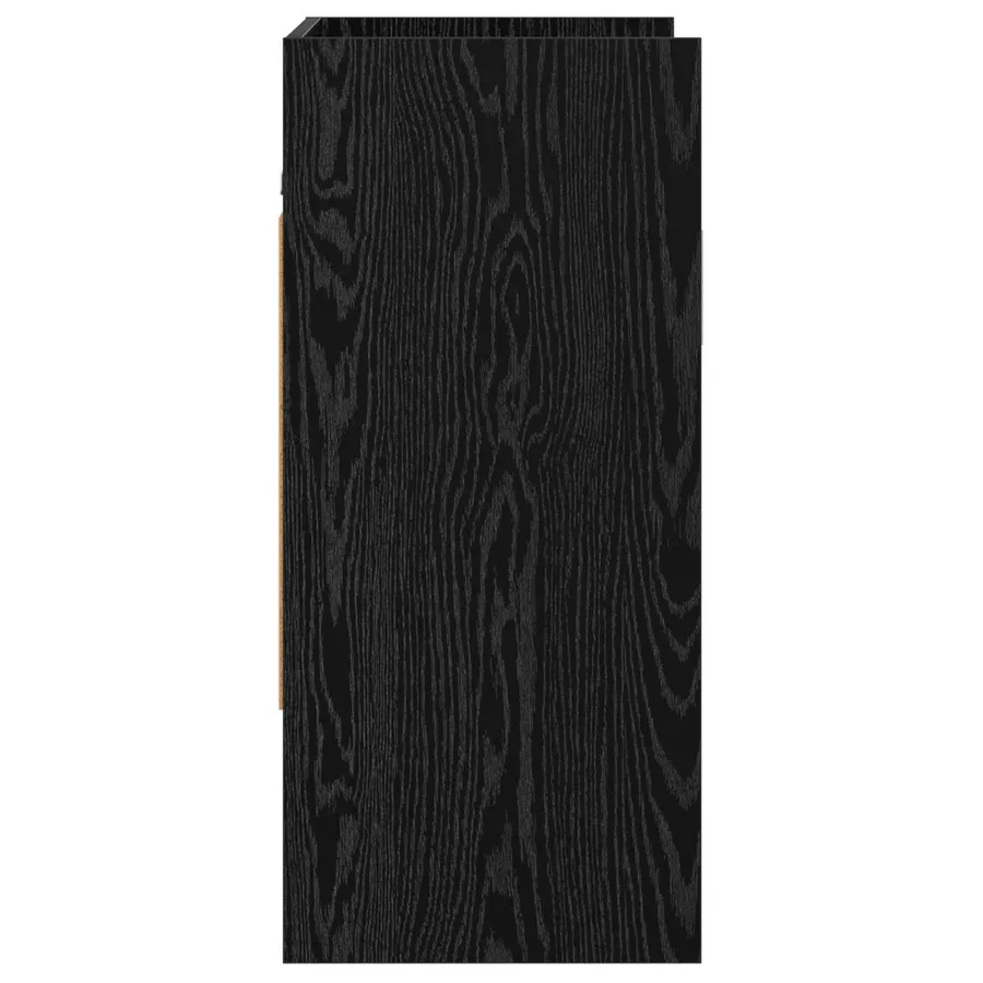 Étagère Murale Montage mural Chêne noir 80 x 36 x 80 cm - 6