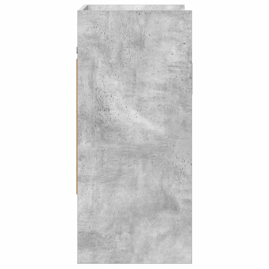 Étagère Murale Montage mural Gris béton 80 x 36 x 80 cm - 6