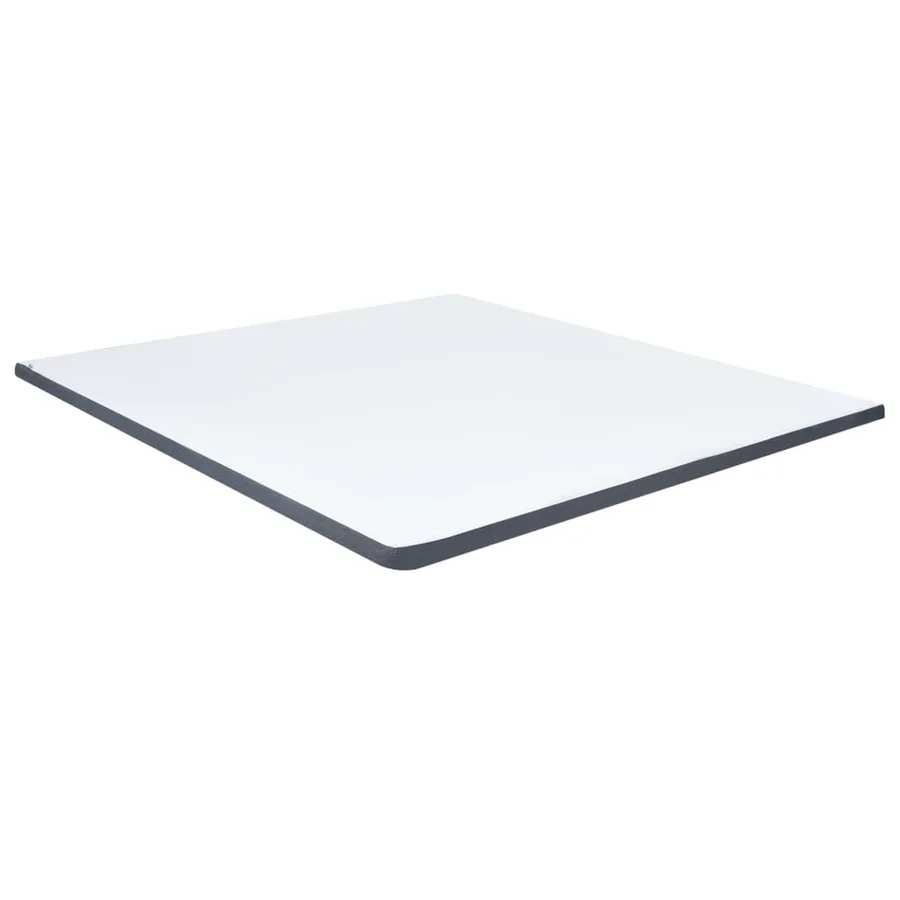 Sommier à lattes de lit Gris foncé Tissu 200x200 cm - 11