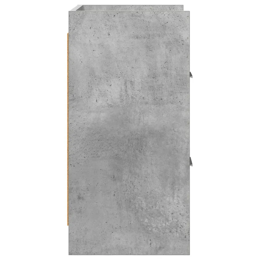 Tables de chevet 2 pcs Gris béton 40 x 30 x 60 cm - 5