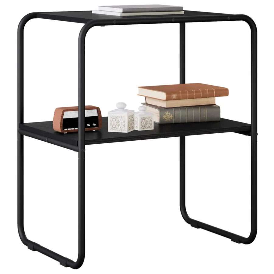 Table console Chêne noir 80 x 42,5 x 70 cm Bois d'ingénierie - 3