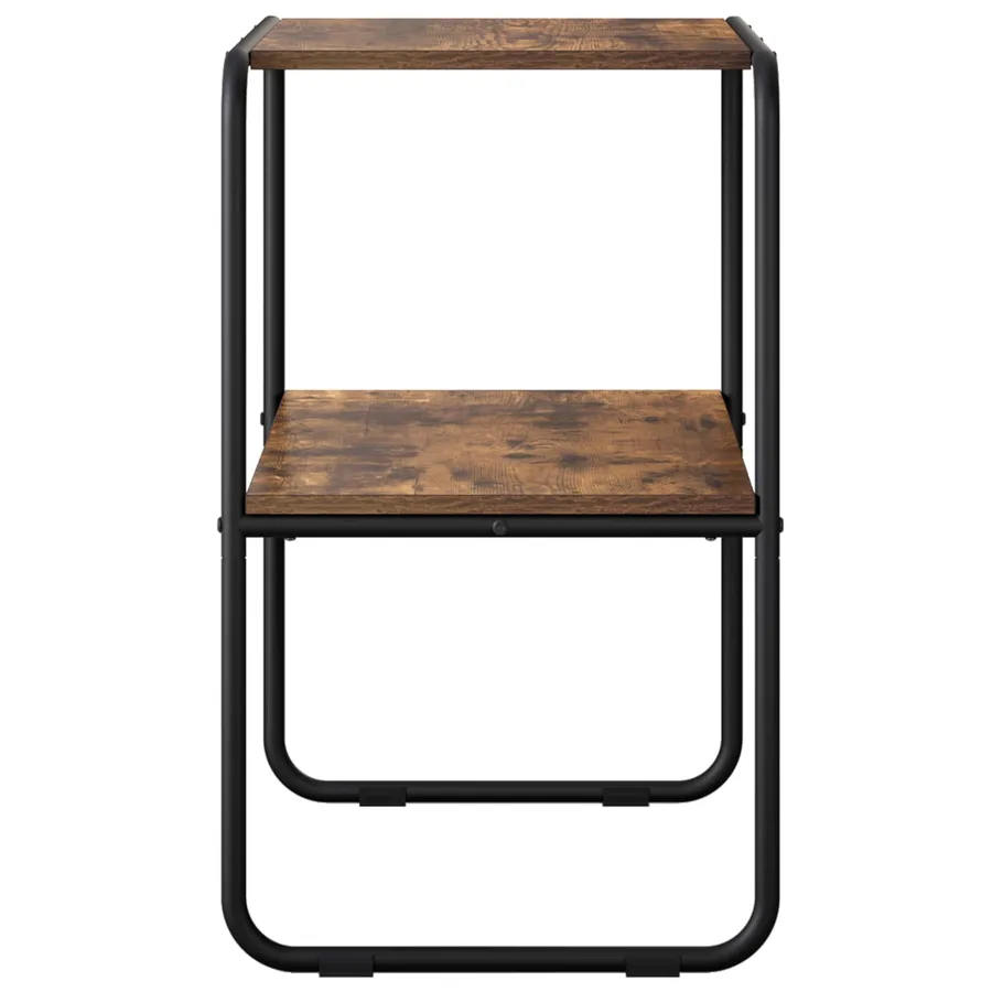 Table console Chêne fumé 80 x 42,5 x 70 cm Bois d'ingénierie - 5