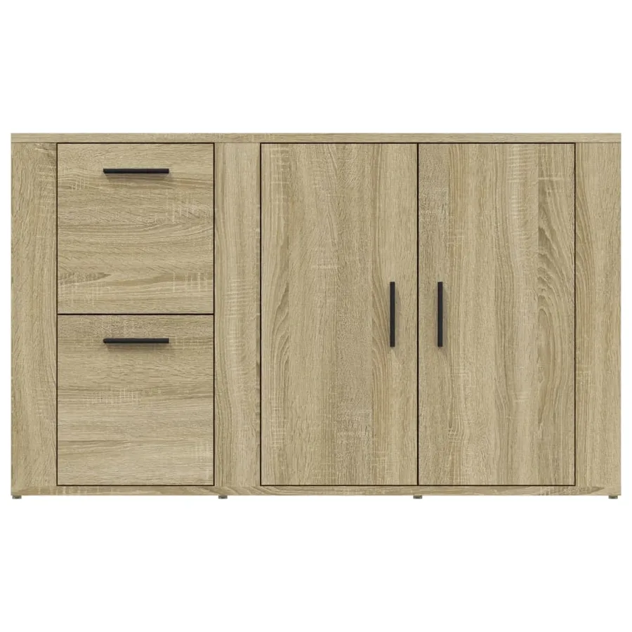 Buffet Chêne sonoma 100x33x59,5 cm Bois d'ingénierie - 6