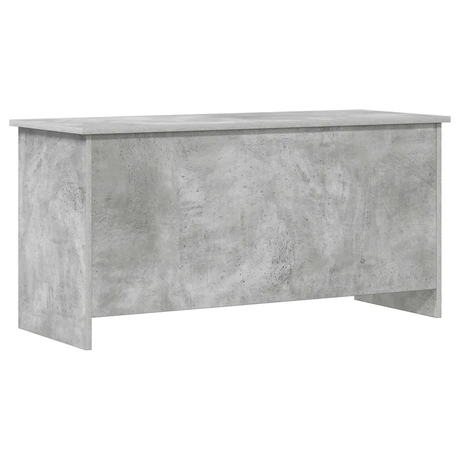 Coffre de rangement avec stockage Gris béton 100 x 40 x 50 cm - 2