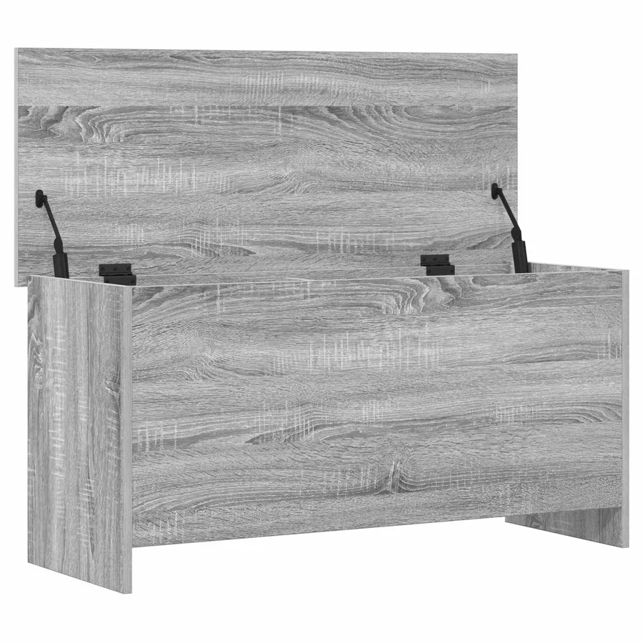 Coffre de rangement avec stockage Sonoma gris 100 x 40 x 50 cm - 5