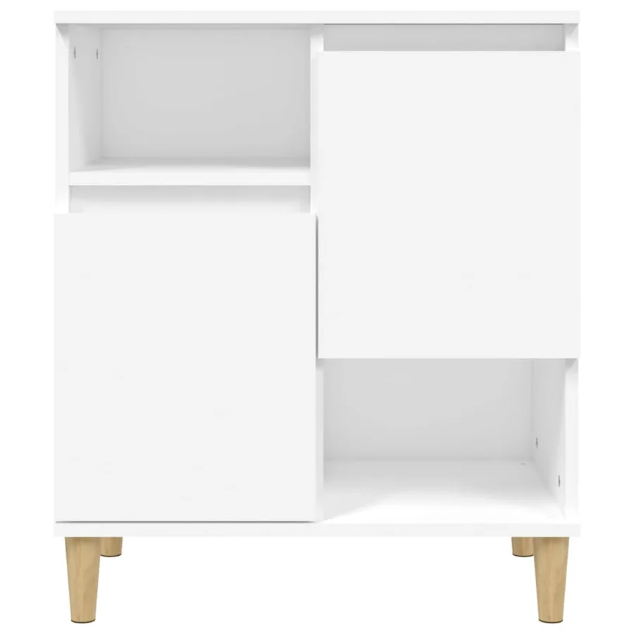 Buffet Blanc 60x35x70 cm Bois d'ingénierie - 6