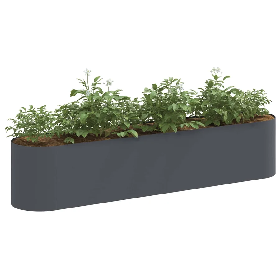 Jardin surélevé Anthracite 200 x 40 x 40 cm - 3