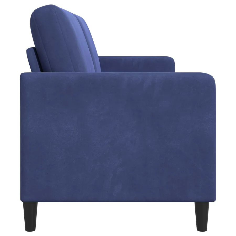 Sofa avec rangement Bleu police 172 x 78 x 87 cm Polyester - 5