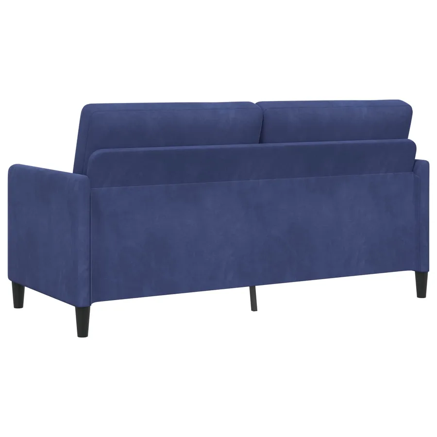 Sofa avec rangement Bleu police 172 x 78 x 87 cm Polyester - 6
