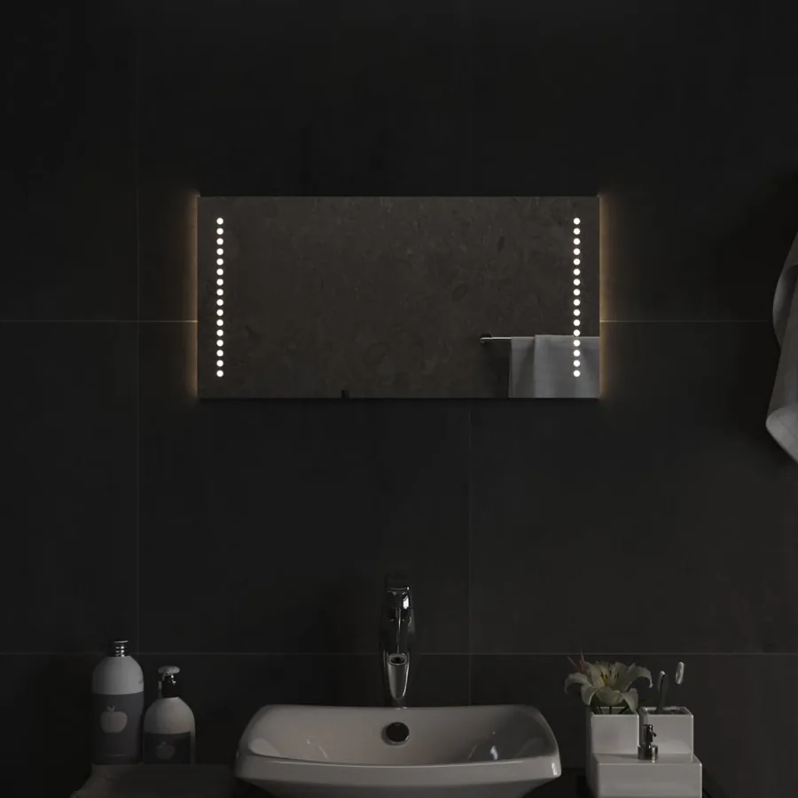 Miroir de salle de bain à LED 30x60 cm