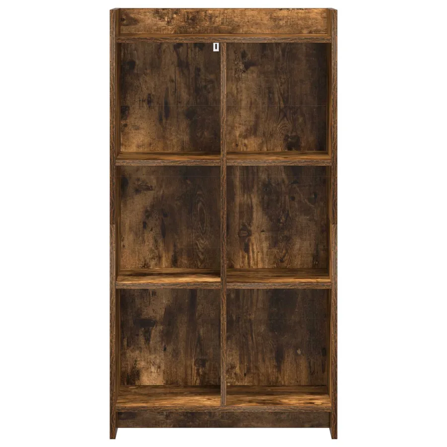 Bibliothèque Chêne fumé 59 x 30 x 111 cm Bois d'ingénierie - 4