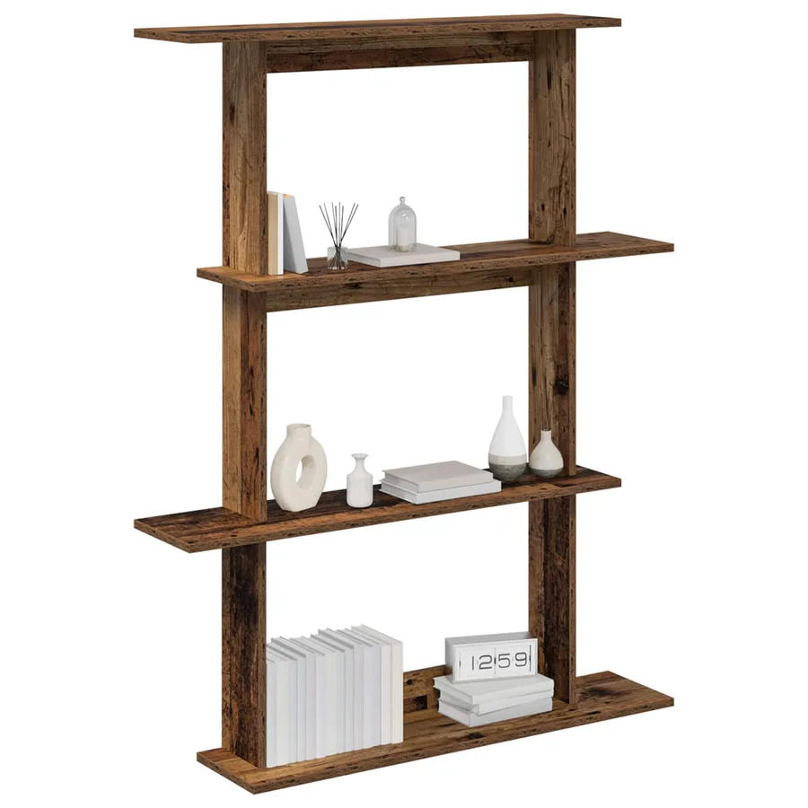 Étagère Murale Bois ancien 100 x 20 x 126 cm Bois d'ingénierie - 2