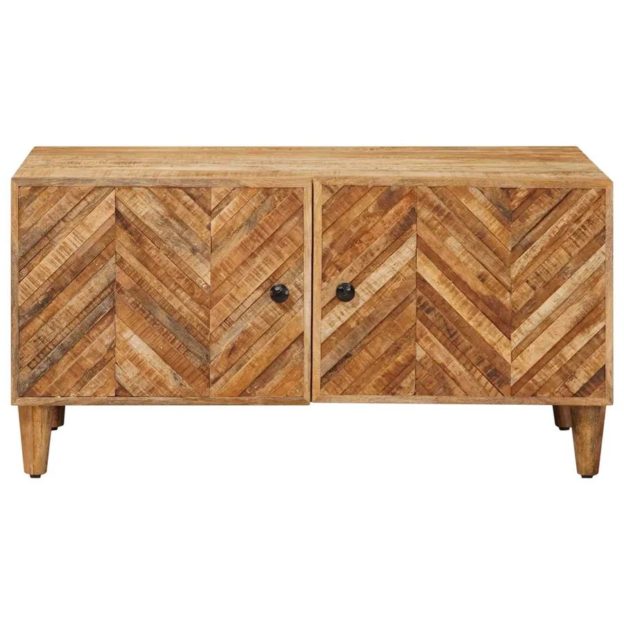 Table basse Marron 80 x 50 x 40 cm Bois de mangue massif - 3