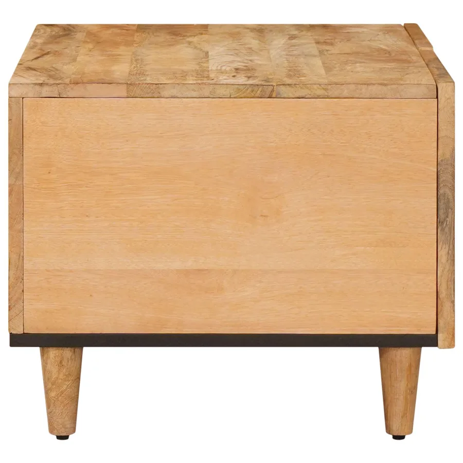 Table basse Marron 80 x 50 x 40 cm Bois de mangue massif - 4