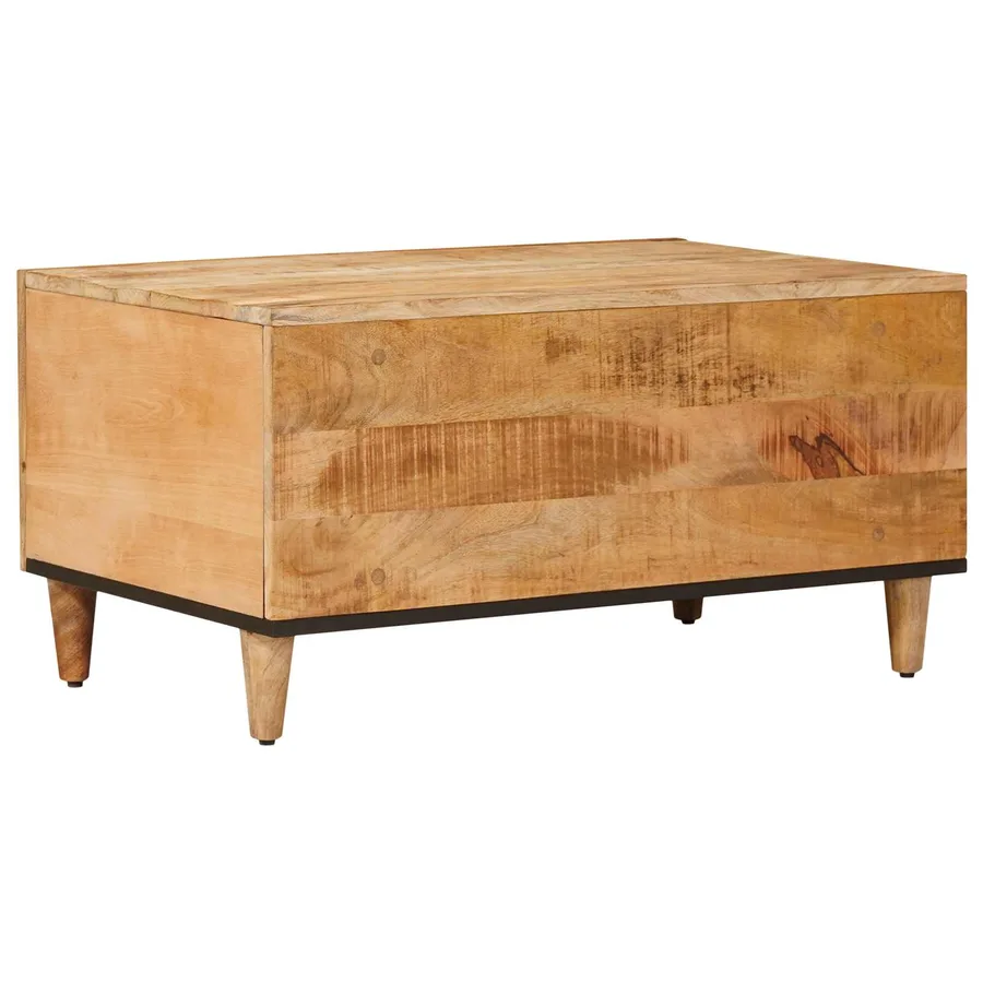 Table basse Marron 80 x 50 x 40 cm Bois de mangue massif - 5