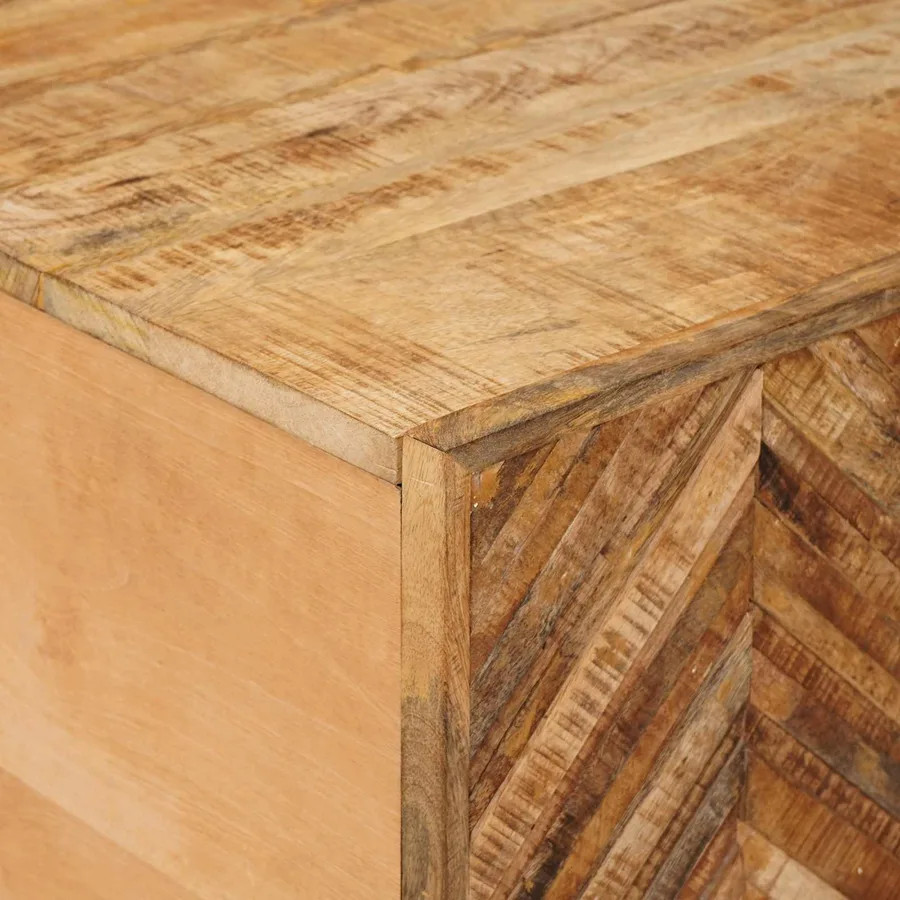 Table basse Marron 80 x 50 x 40 cm Bois de mangue massif - 6