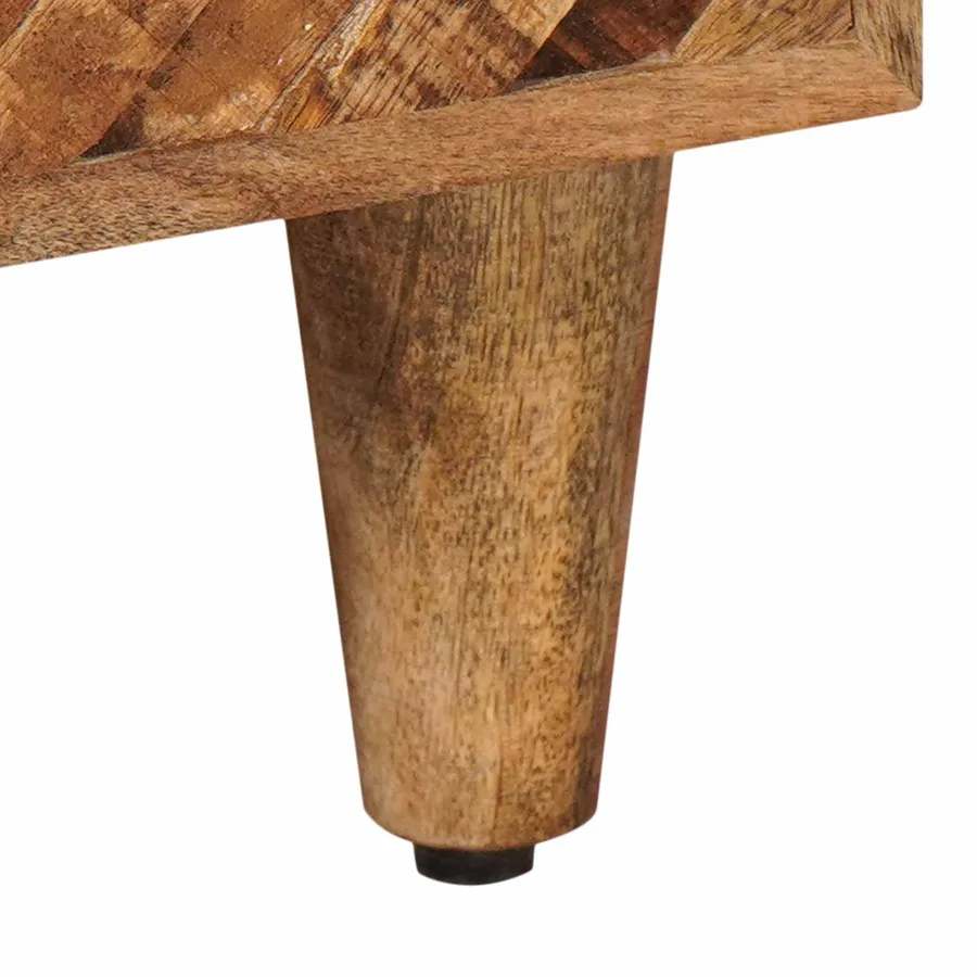 Table basse Marron 80 x 50 x 40 cm Bois de mangue massif - 8