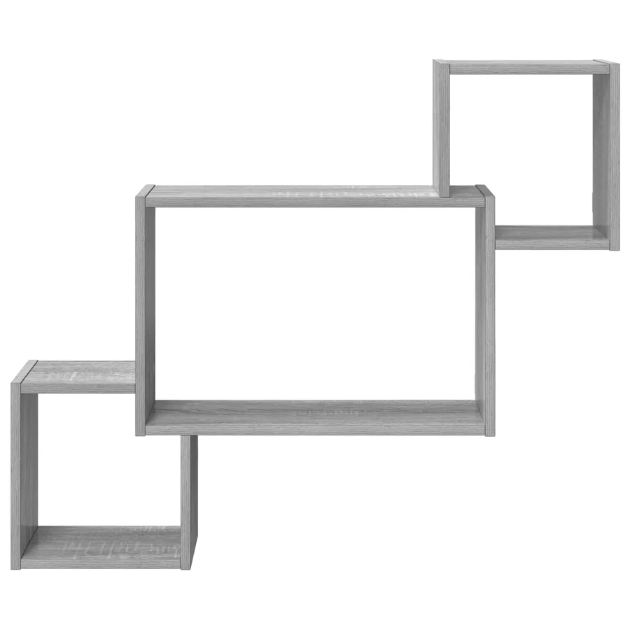 Étagère Murale Montage mural Sonoma gris 91,5 x 15 x 76 cm - 3