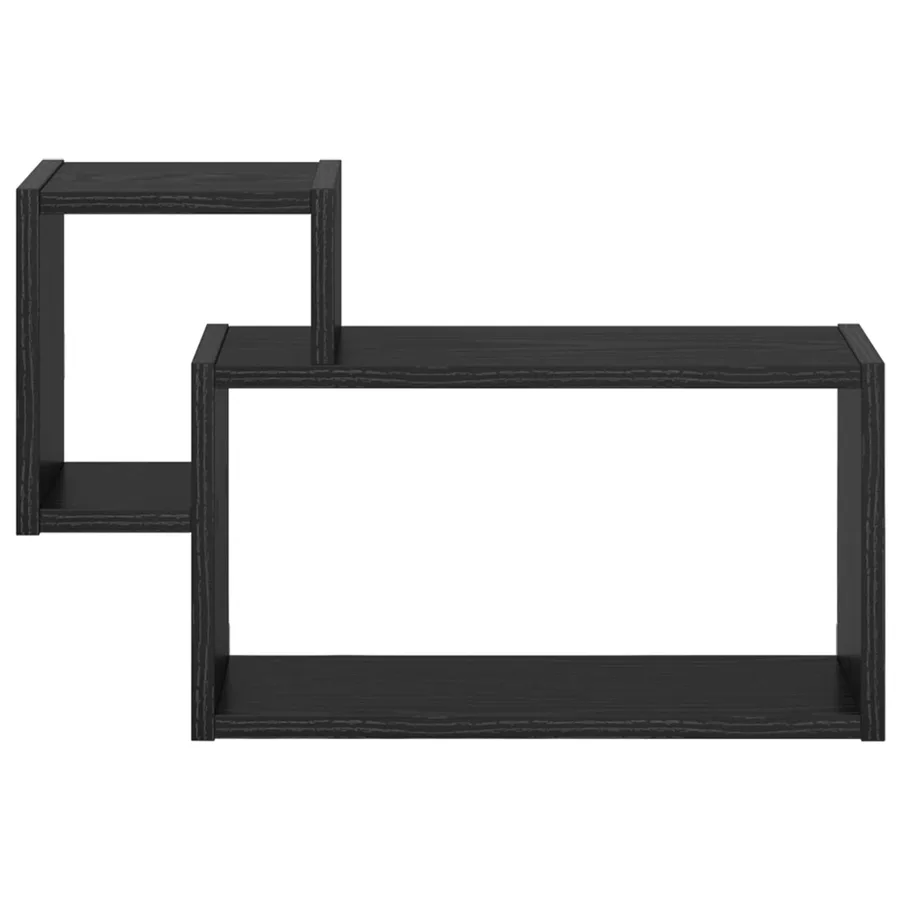 Étagère Murale Montage mural Chêne noir 55 x 15 x 35 cm - 3