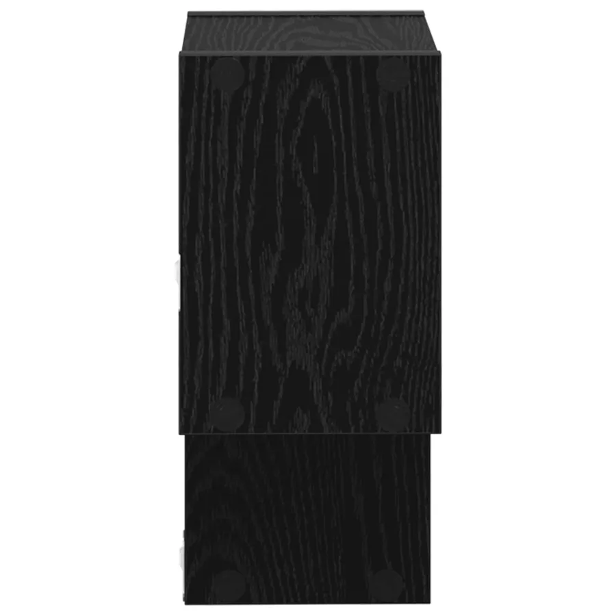 Étagère Murale Montage mural Chêne noir 55 x 15 x 35 cm - 4