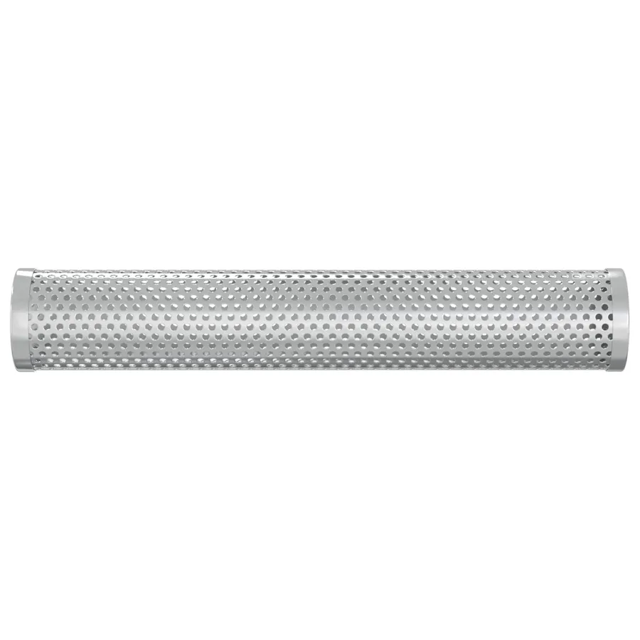Tube à fumer 2 pcs Ø 5 x 30 cm Acier Inox 304 Argenté - 4