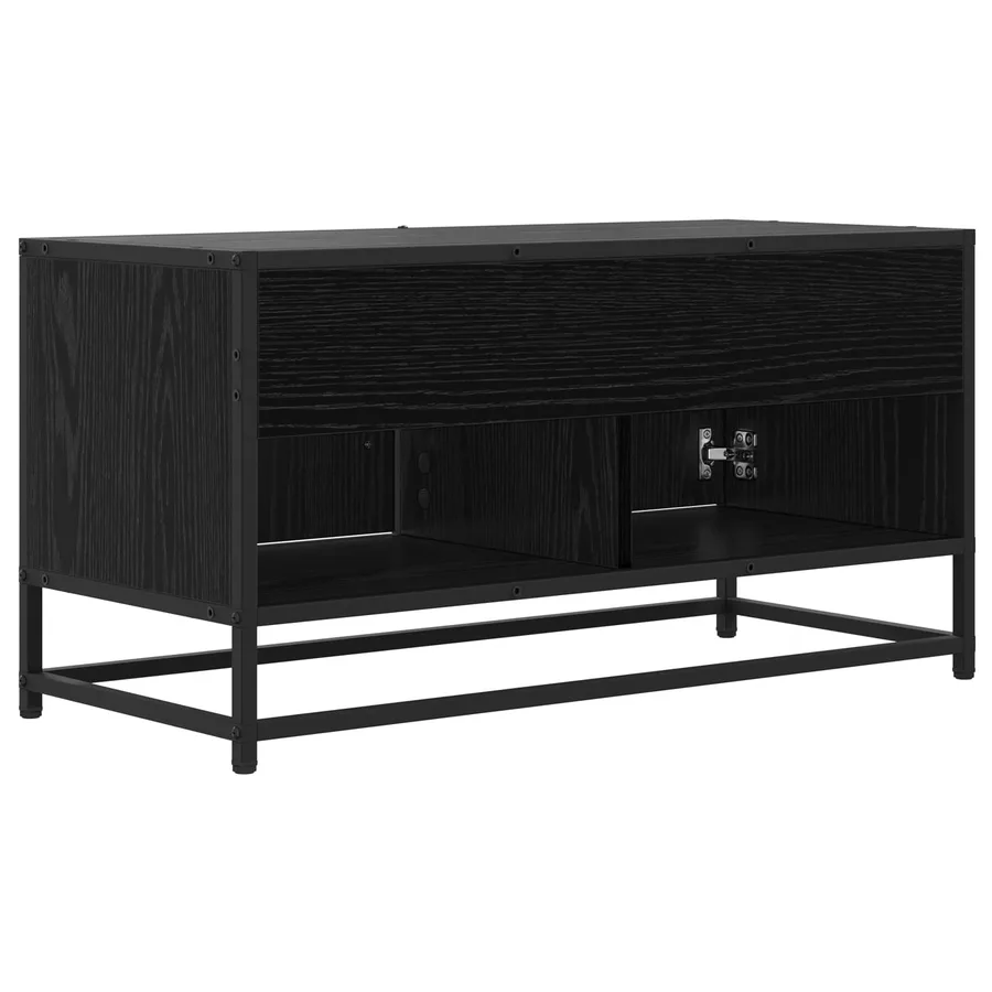 Meuble TV 80 x 34,5 x 40 cm Chêne noir Bois d'ingénierie - 5