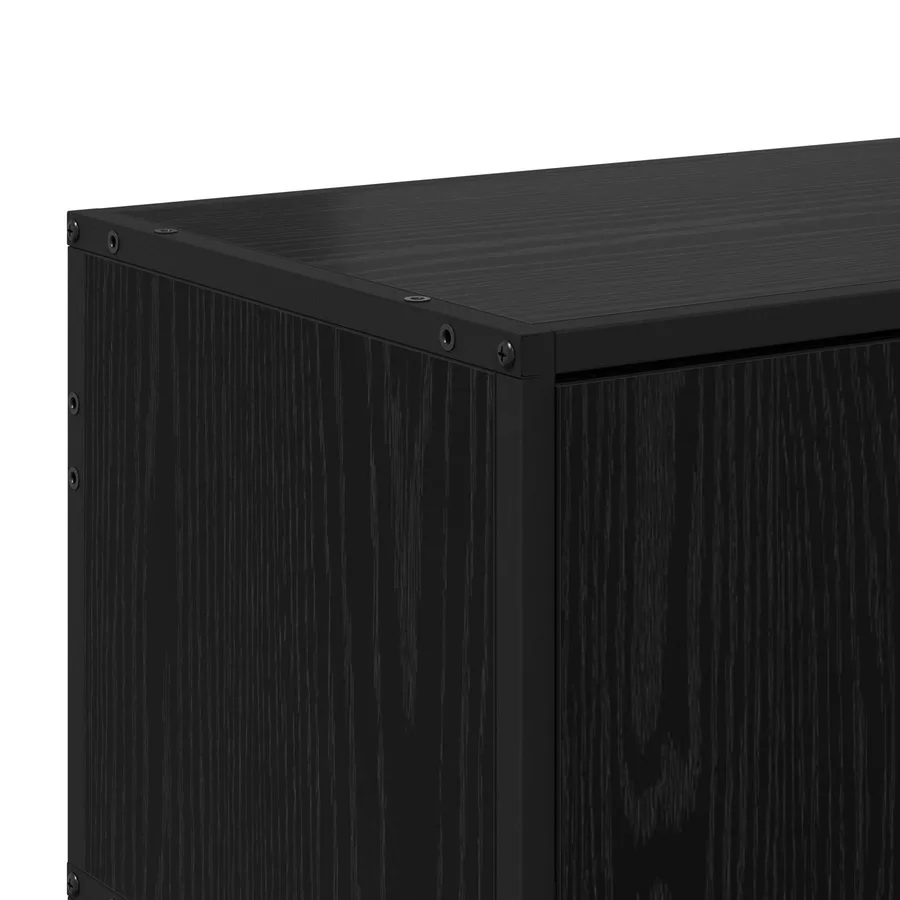 Meuble TV 80 x 34,5 x 40 cm Chêne noir Bois d'ingénierie - 6