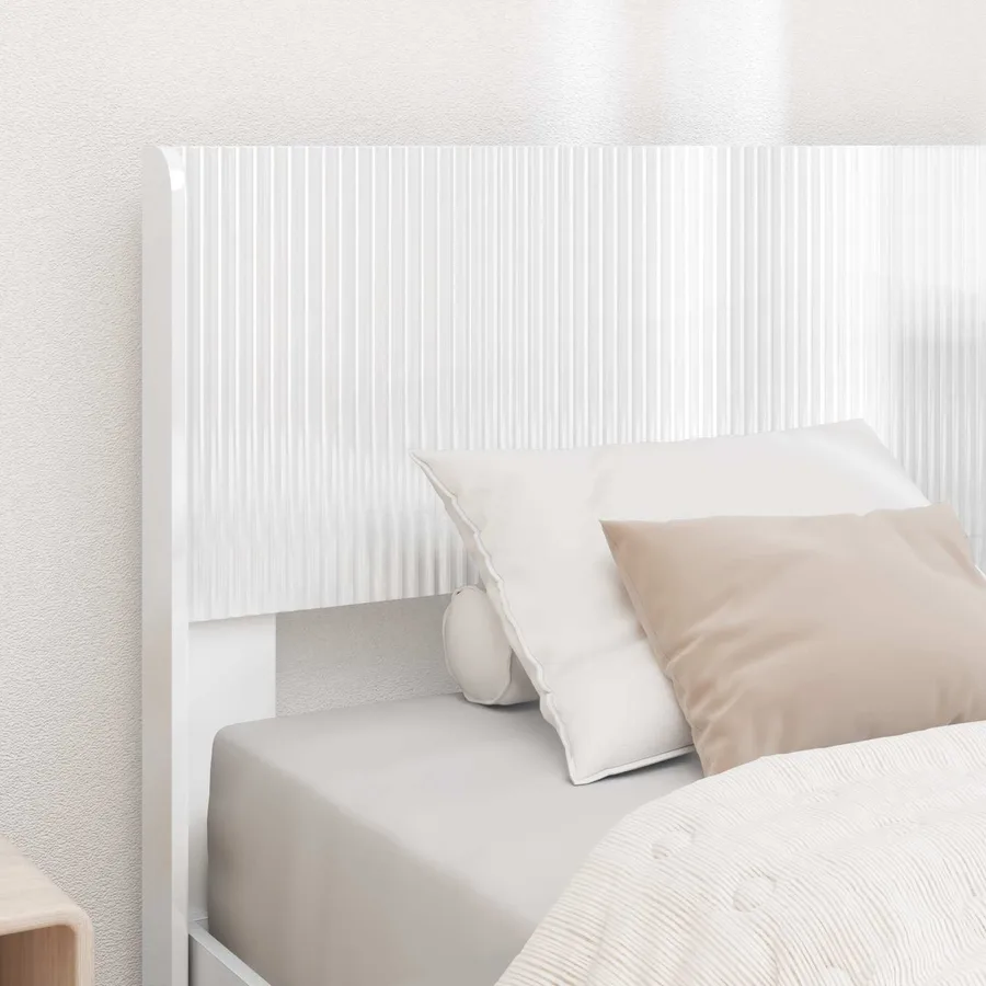 Tête de lit Blanc brillant PB - 3