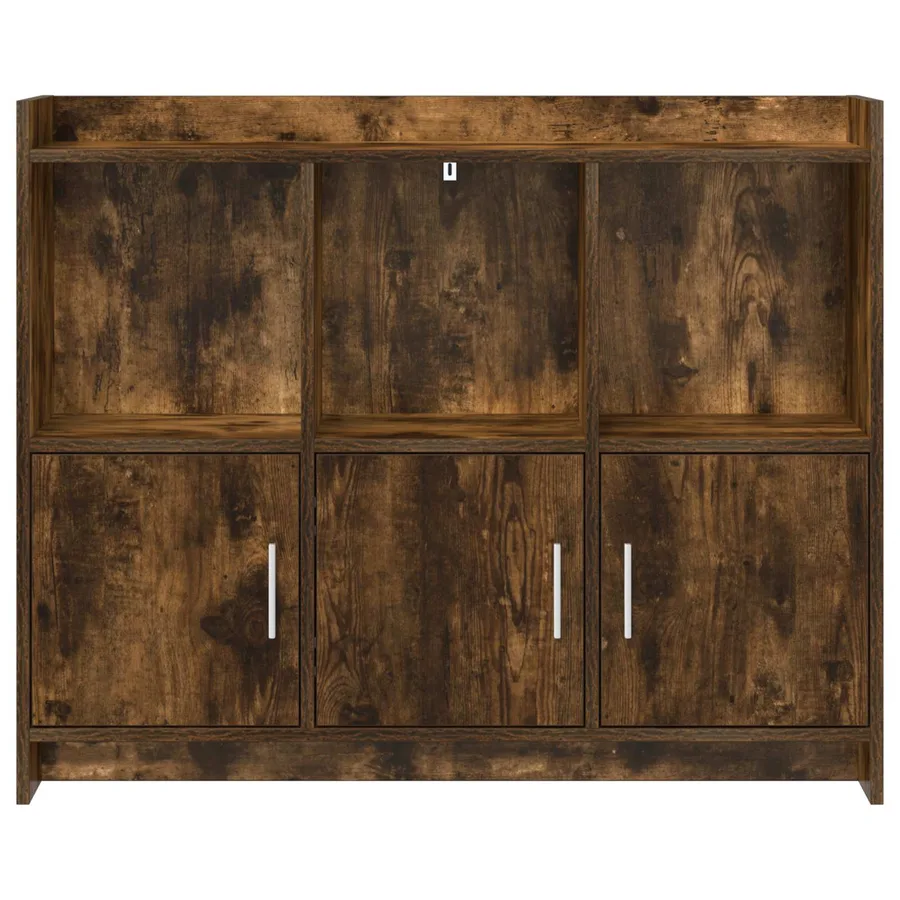 Buffet Chêne fumé 98,5 x 33 x 80 cm Bois d'ingénierie - 5