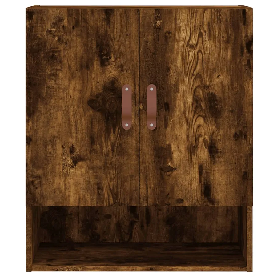 Armoire murale chêne fumé 60x31x70 cm bois d'ingénierie - 5