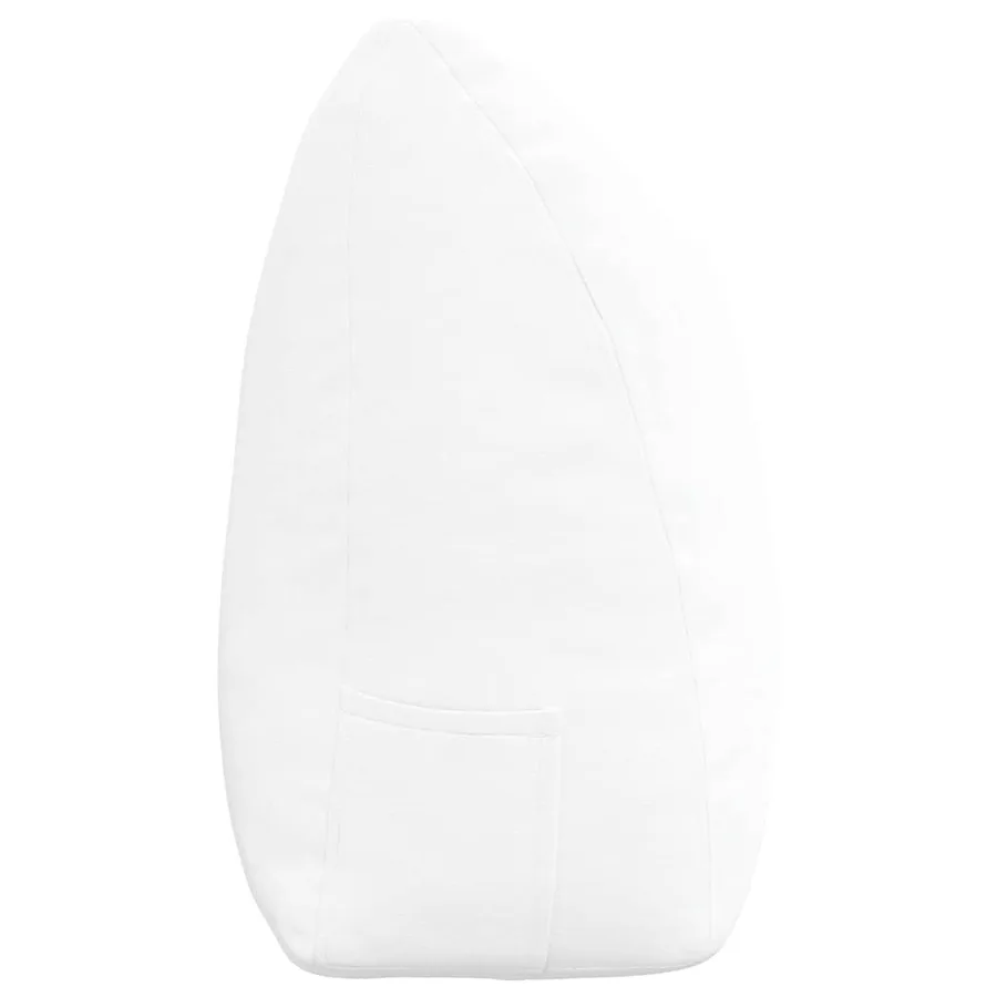 Coussin de Dos Blanc 200 x 24 x 50 cm tissu - 7