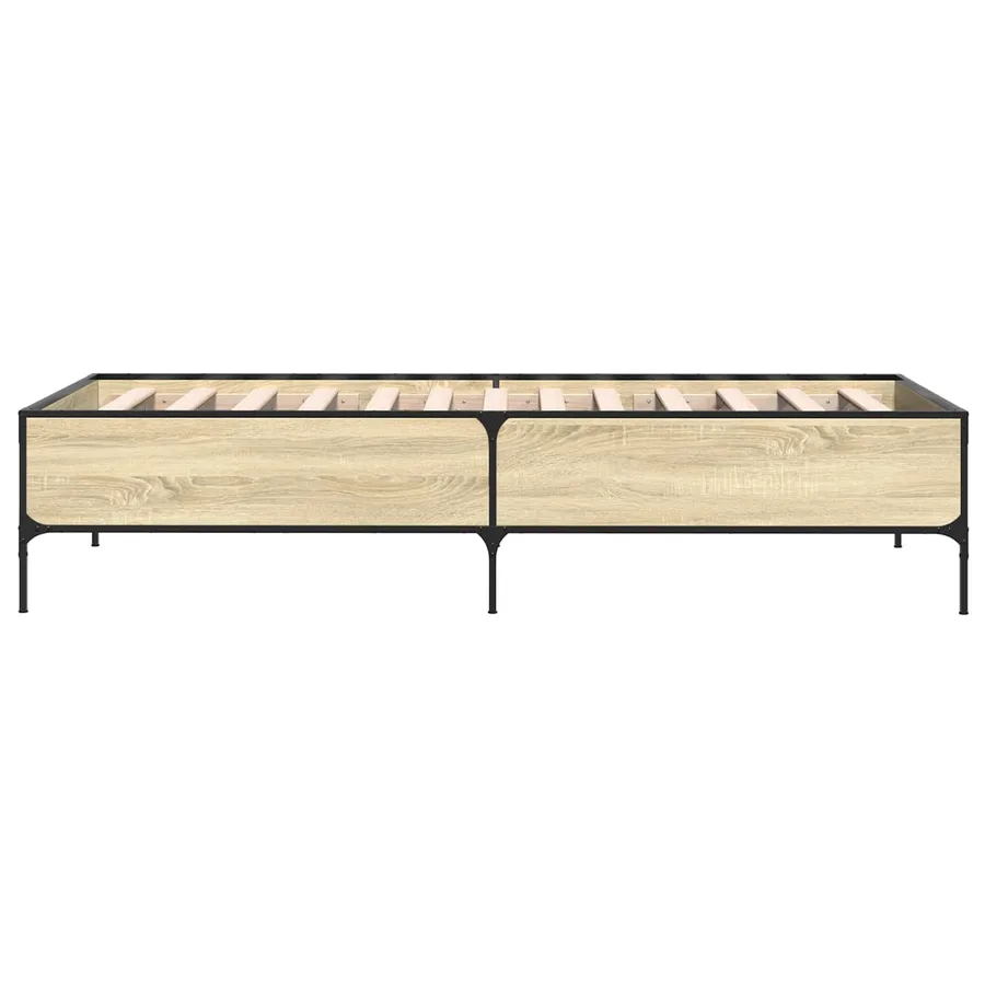 Cadre de lit Chêne Sonoma 80 x 200 cm Bois d'ingénierie - 5