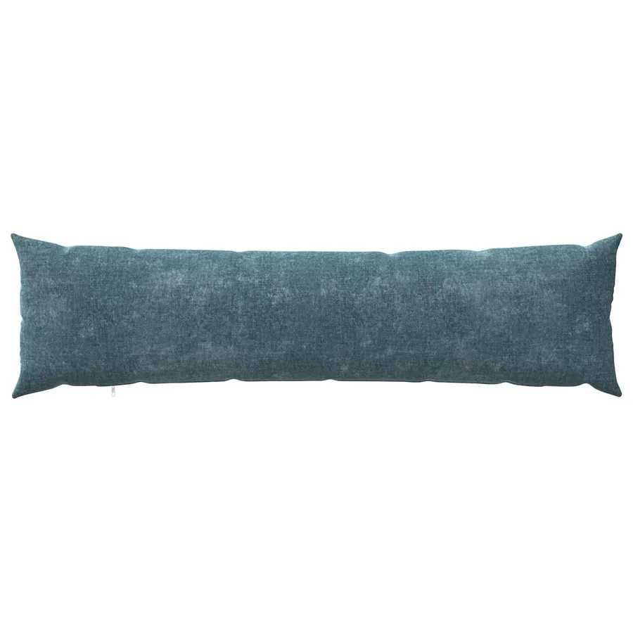 Housse de coussin 2 pcs HEERLEN Bleu 40 x 145 cm Tissu Chenille - 2