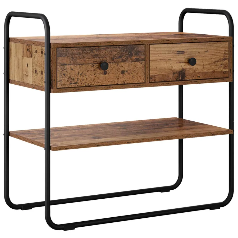 Table console Bois ancien 100 x 40 x 75 cm Bois d'ingénierie - 2