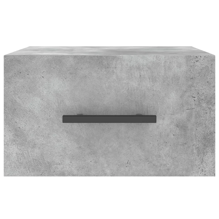 Tables de chevet murales 2 pcs gris béton 35x35x20 cm - 4