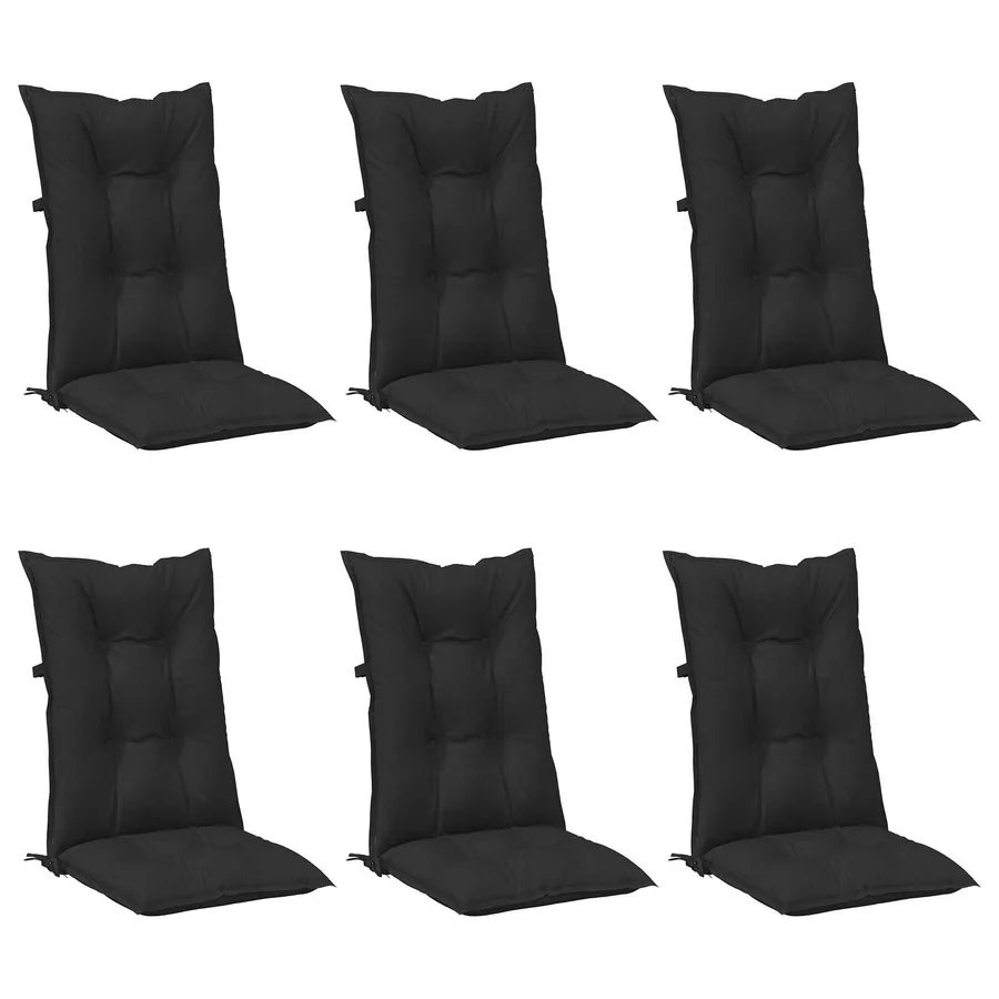Ensemble de coussins de chaise à dossier haut 6 pcs - 2