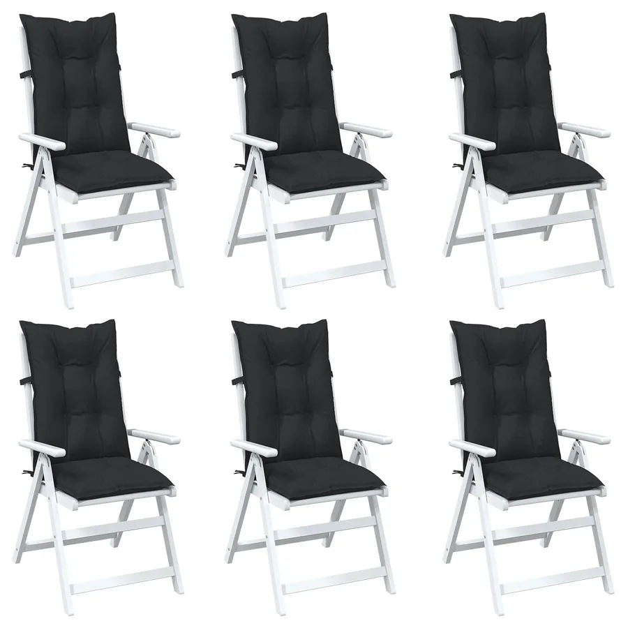 Ensemble de coussins de chaise à dossier haut 6 pcs - 3