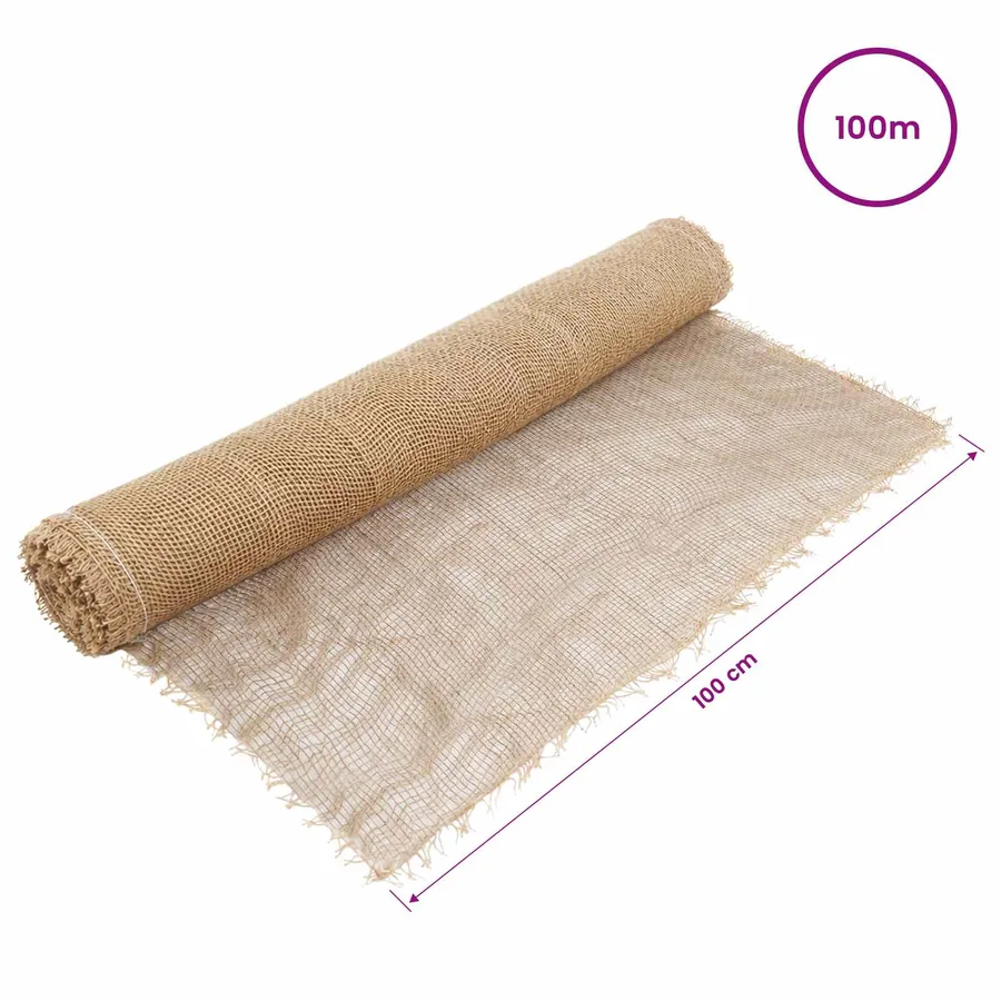 Rouleau de jute Naturel 100 x 10000 cm - 6