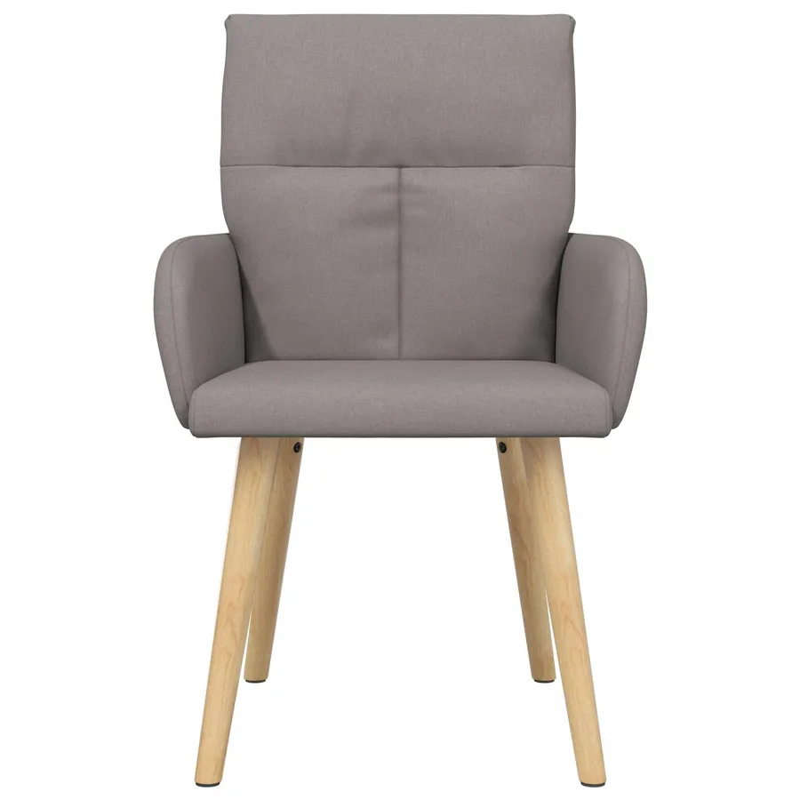 Chaises de salle à manger 4 pcs Tissu Taupe 60 x 56 x 96 cm - 2