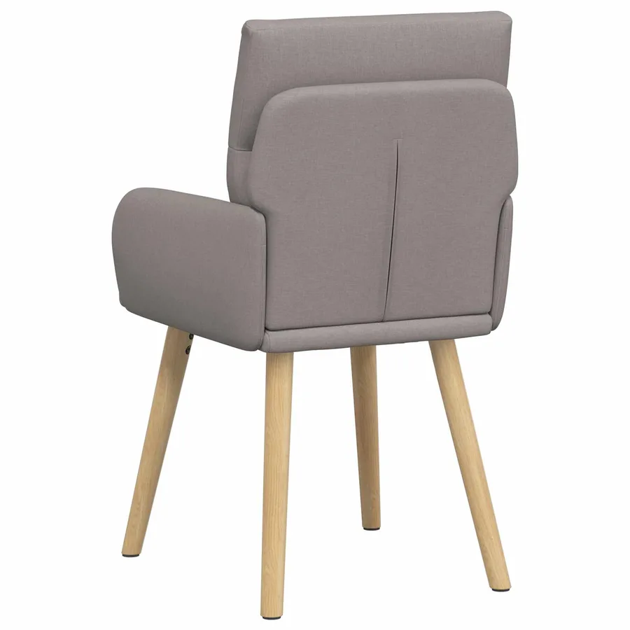 Chaises de salle à manger 4 pcs Tissu Taupe 60 x 56 x 96 cm - 4