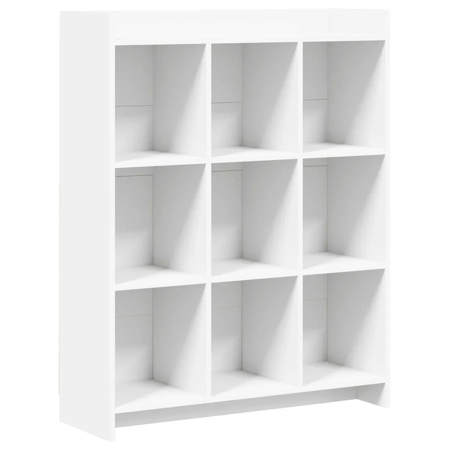 Bibliothèque Blanc 87,5 x 30 x 111 cm Bois d'ingénierie - 2