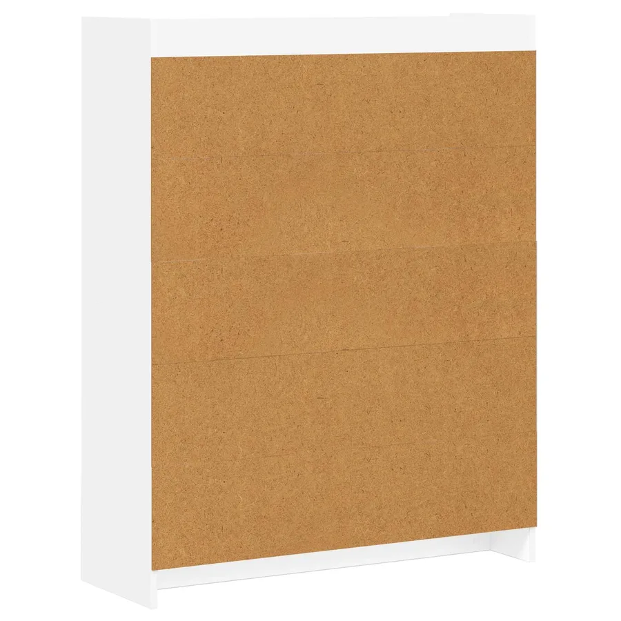 Bibliothèque Blanc 87,5 x 30 x 111 cm Bois d'ingénierie - 6